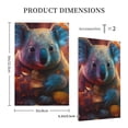 thumbnail image 3 of Daiia Forest Koala Pattern Decorator Wall Plate Child Safe Outlet Cover, Switch and Outlet Covers,Size 1-Gang 5.0" x3.0" , Polycarbonate Thermoplastic-Style V, 3 of 6