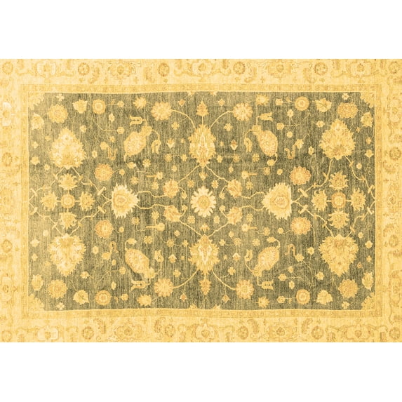 Ahgly Company Indoor Rectangle Oriental Brown Traditional Area Rugs, 3' x 5'