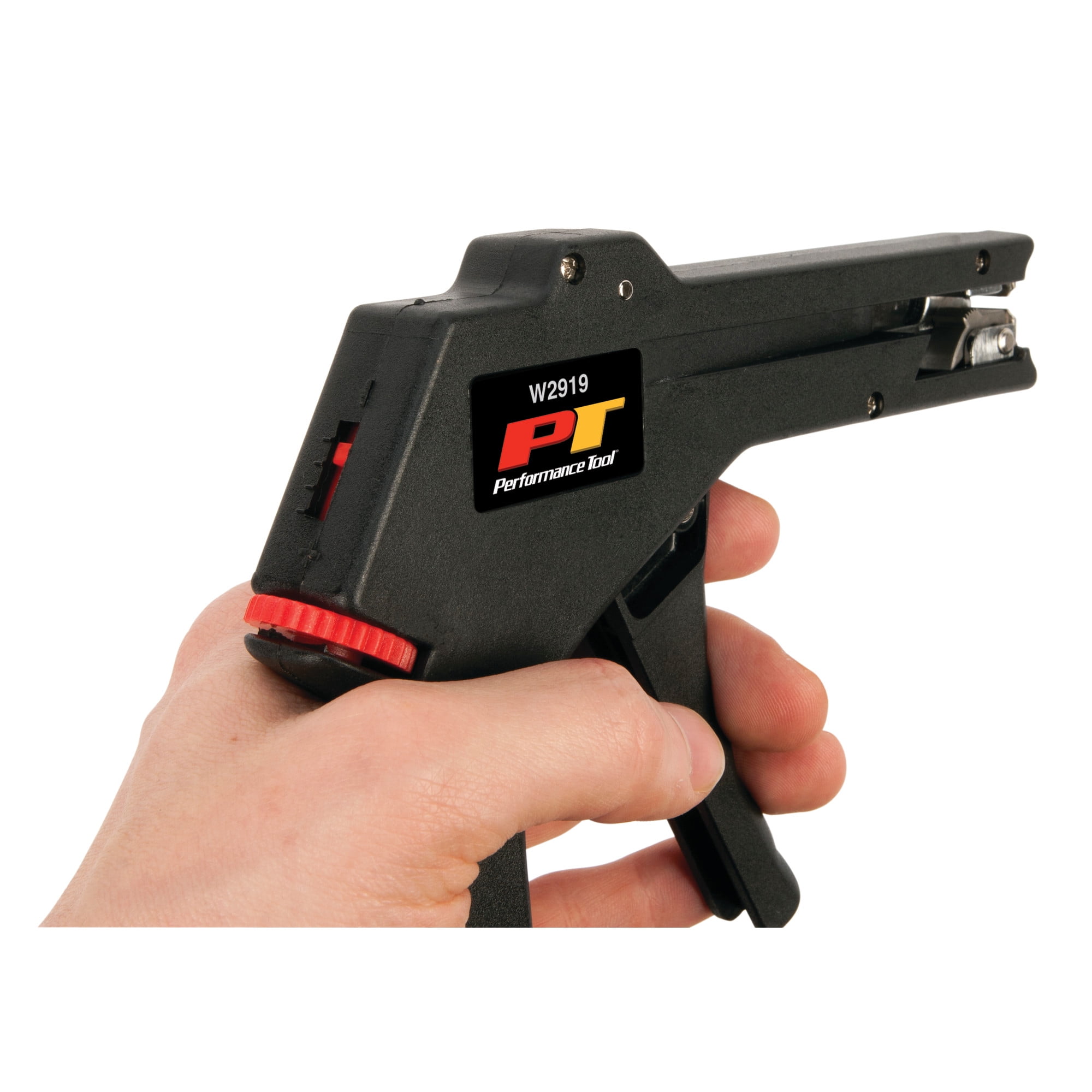 Performance Tool W2919 Adjustable Cable Tie Gun , Black