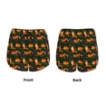 thumbnail image 3 of Hirioo Cute Little Foxes for Women's Double Layer Athletic Shorts High-Performance Gym Shorts with Inner Pocket, Elastic Waistband-X-Large, 3 of 7