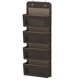 thumbnail image 1 of Over Puerta Colgante Bolsa de almacenamiento 6 Bolsa Dormitorio Sala de estar Kids Nursery Zapato Malla Pocket Holder Gabinetes Organizador de interiores Café Yuarrent HA028557-02, 1 of 7