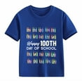 thumbnail image 7 of YUEHUA Toddler 100 Days of School Shirt Kids for Boys Girls 100th Day of School T-Shirt Short Sleeve Tops Tee, 7 of 7