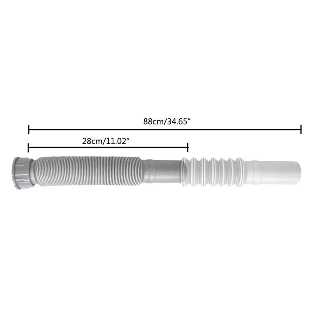 PASILI Retractable Sink Drain Kitchen Sink Drain And Garbage Disposal Downspout Set