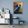 thumbnail image 7 of Diamond Art Kit for Adults, Blue Dragon Autumn Forest Light Diamond Painting for Adults Beginners, DIY Diamond Art Painting Kits, 5D Diamond Painting Crafts for Home Decor 12x16 Frameless, 7 of 7