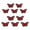 Bright red, variant on 10Pcs Butterfly Iron on Patches Embroidered Butterfly Applique Sew on Patches