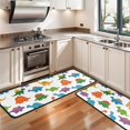 thumbnail image 3 of Kitchen Rugs Sets Of 2,Colorful Dinosaur Assortment Pattern Anti Fatigue Kitchen Mat Rugs Non Slip Washable,Decorative Kitchen Floor Mats for Kitchen,Sink,Laundry,17"x47"+17"x47", 3 of 5