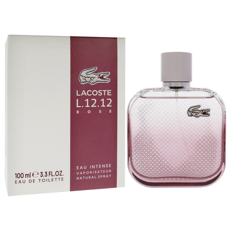 Lacoste Eau De Lacoste L.12.12 Rose Eau Intense Eau De Toilette Spray By Lacoste - 3.3 oz Lacoste Eau De Lacoste L.12.12 Rose Eau Intense Eau De Toilette Spray By Lacoste - 3.3 oz