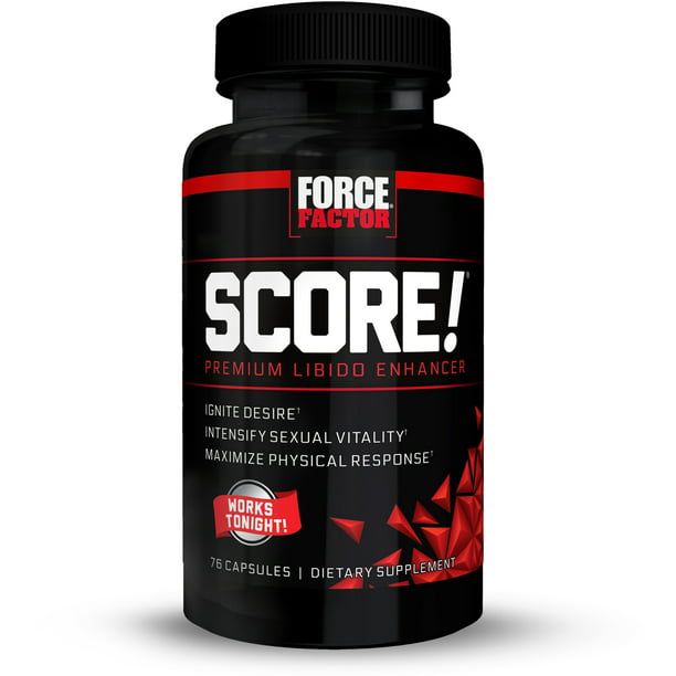 SCORE! Nitric Oxide Natural Libido Enhancer for Men with Horny Weed and L-Citrulline to Ignite Maximize Response, Increase Endurance, and Boost Male Vitality, Force Factor, 76 Capsules - Walmart.com