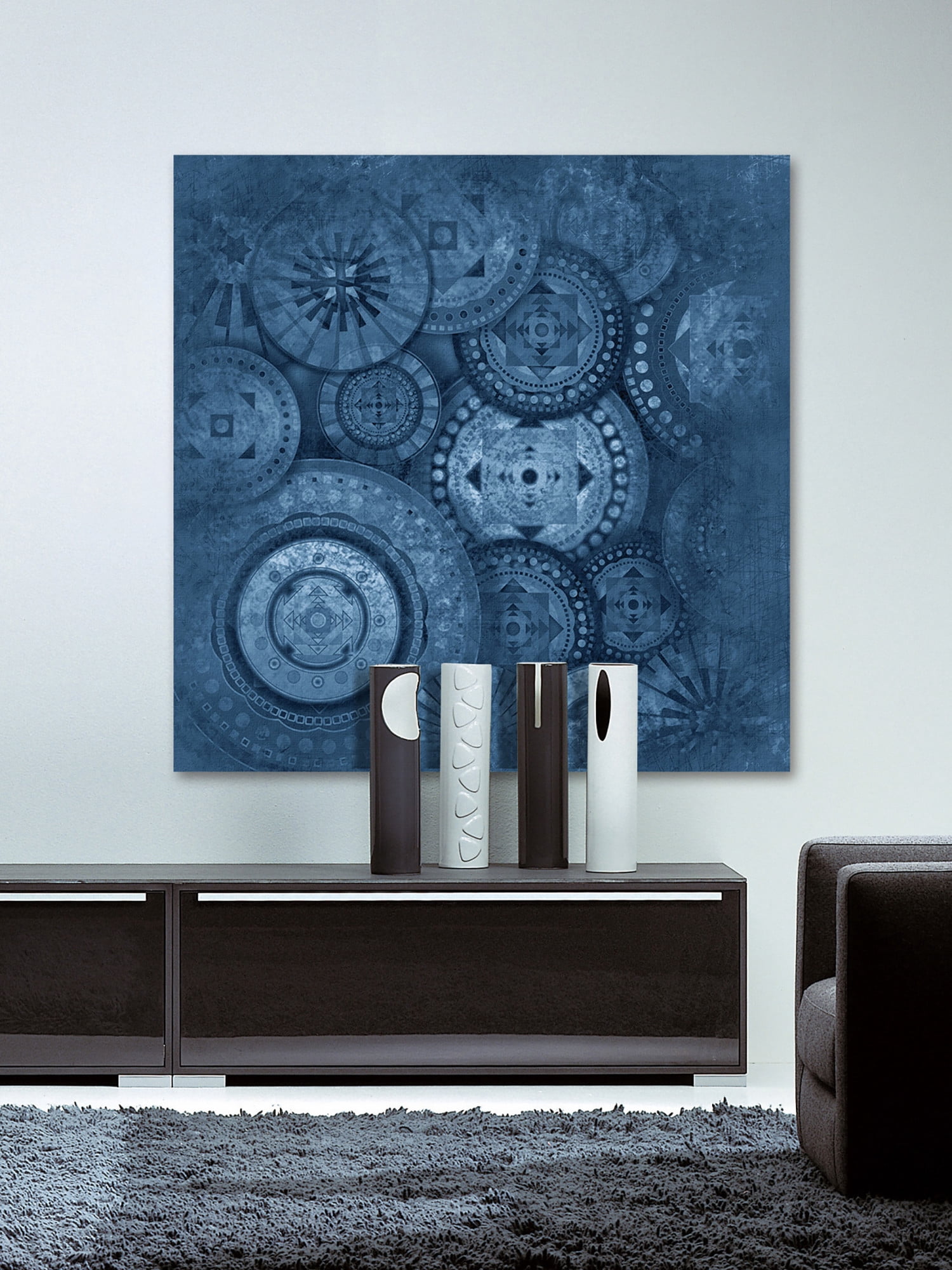 "Geared Connections" Painting Print on Wrapped Canvas