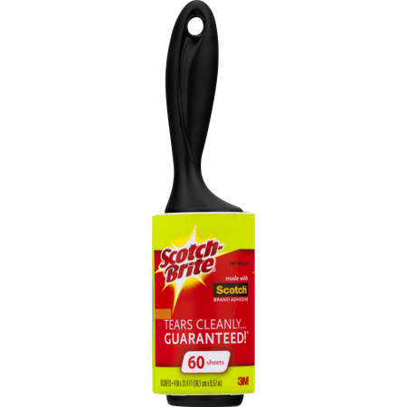 Roller Assortment - Scotch-Brite Laundry Lint Roller, 60 Sheets