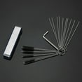 thumbnail image 2 of Cepillos de limpieza a chorro, limpiadores de carburador de carburador 15 piezas Cepillos de nailon y agujas de limpieza + Juego de cables de limpieza + Llave hexagonal Abanopi Cepillos de limpieza, 2 of 6