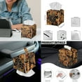 thumbnail image 7 of ZIATUBLES 5 Piece Office Chair Cover Set Includes Stretchable High Back Cover with Armrest Protectors, Remote Control Holder and Tissue Box Organizer, Pumpkin Sunflower, S, 7 of 7