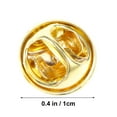 thumbnail image 7 of Pin Backs, 100pcs Clutch Tie Tacks Pin Back Replacement with for Craft Making, 1CM ( Silver/ Golden ), 7 of 7