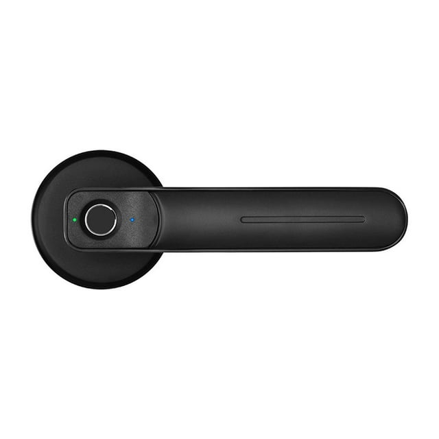 Door Lock, Fingerprint Door Lock Handle USB Rechargeable Anti Theft Smart Biometric Keyless Security Entry Electronic Lock with 2 Keys ,Easy to Install