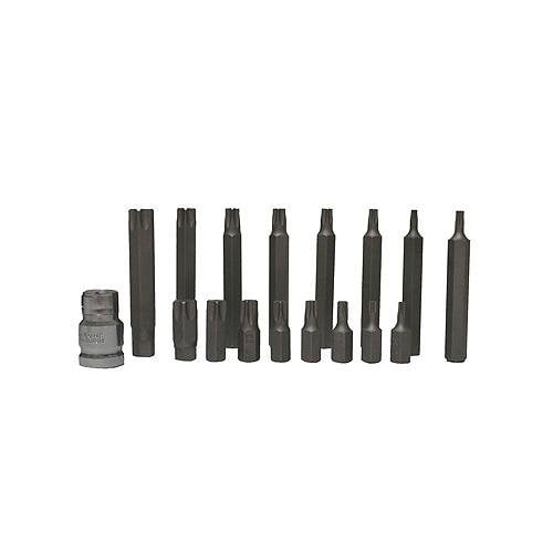 Grip 71160 1/2-Inch Drive Star Power Bit Set 17-Piece