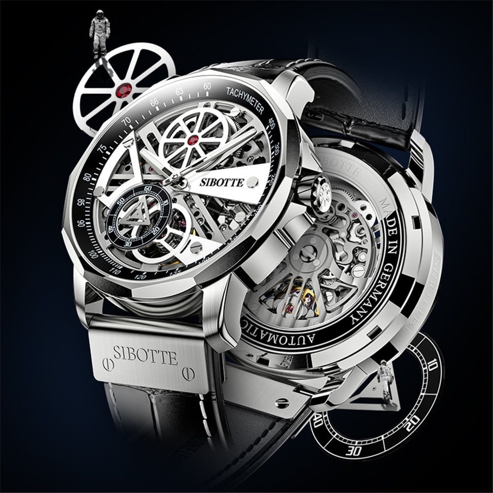 SIBOTTE Skeleton Japanese Automatic Self-Winding Movement 7570