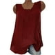 thumbnail image 1 of Blusas y tops de mujer solacol, camisetas sin mangas de algodón para mujer, camisetas sin mangas de algodón y lino para mujer, camisetas holgadas, camisetas sin mangas, blusas sin mangas, camisetas, 1 of 1