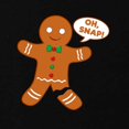 thumbnail image 3 of CafePress - Oh Snap Gingerbread Man Kids Dark T Shirt - Dark T-Shirt Kids XS-XL, 3 of 4