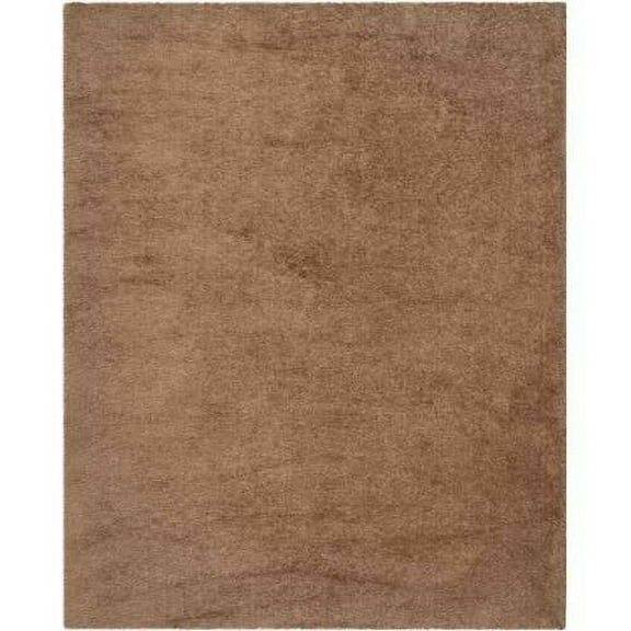 SAFAVIEH Venice Solid Shag Area Rug, Taupe, 8' x 10'