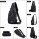 thumbnail image 4 of Bolso Bandolera Bolso Cruzado para Bicicleta para Hombre y Mujer, para Senderismo, Bolso Cruzado Multiusos para el Pecho, 4 of 5
