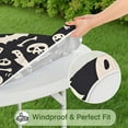 thumbnail image 5 of Spooky Halloween Icons Pattern Round Fitted Tablecloth with Elastic Edge,Dining Table Cover Waterproof,Outdoor Round Tablecloth for Camping,Dining,Indoor and Outdoor, 5 of 7