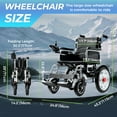 thumbnail image 5 of Edcsi Electric Wheelchairs for Seniors, Lightweight Foldable Power Chair, Portable Motorized Wheelchair for Adults, Compact Travel Mobility Scooter with Quick Fold Design, 5 of 5