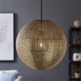 thumbnail image 2 of Walker Edison 16" Hand-Crafted Globe Sparkle Pendant Light - Nickel (silver), 2 of 3