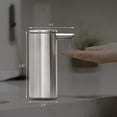 thumbnail image 4 of simplehuman Distributeur de Savon Liquide Rechargeable Sans Contact 9 oz, Acier Inoxydable Brossé, 4 of 5