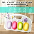 thumbnail image 6 of Baby Play Mat Baby Gym Funny Play Piano Tummy Time Baby Activity Gym Mat with 5 Infant Learning Sensory Baby Toys, Music and Lights Boy & Girl Gifts for Newborn Baby 0 to 3 6 9 12 Months, 6 of 7
