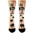 thumbnail image 4 of ThisWear Food Novelty Socks I Like Pig Butts Pig Themed Socks Bacon Gifts Hog Socks 1-Pair Novelty Crew Socks, 4 of 5