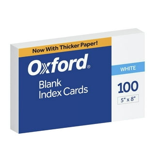 Oxford Printable Neon Index Cards, 3 x 5, Assorted, 100 per Pack 