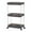 B, variant on YIKA Large Floor Shelving Unit 2-Tier Mobile Storage Cart on Wheels Adjustable Tier Shelves Rolling Utility Cart Wheels for Kitchen Bathroom Office Living Room Storage Rack Organizer Cart