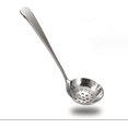 thumbnail image 1 of Mini Hot Pot Spoon 304 Stainless Steel Thickened Household Colander Short Handle Public Soup Spoon Porridge Spoon, 1 of 5