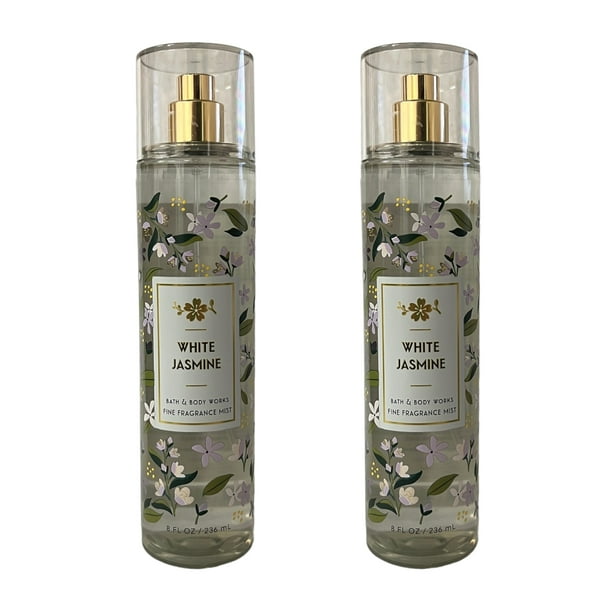 Bath and Body Works White Jasmine Fine Fragrance Mist Set 8 fl oz 2