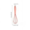 thumbnail image 3 of Silicone Whisks Egg Beater For Kitchen Cooking Non Scratch Balloon Egg Beater Easy For Mixing Stirring Small Mini Heat Wisking Tool Egg Beater Easy To Use, 3 of 7