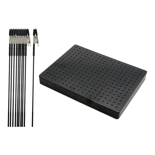 Billuyoard Painting Stand Base DIY for Model Spray Parts Hobby Model Airbrush Almacenamiento y organización del hogar Soporte L y 10 Clip
