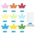 thumbnail image 3 of Unique Bargains Maple Leaf Cutouts Paper Leaves, Colorful Leaf Cutout for Classroom Decoration, 108 Pack, 3 of 8