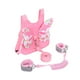 thumbnail image 3 of Arnés seguro para bebés con conexión a la muñeca y correa para mochila infantil con 360 grados Rosa, 3 of 9