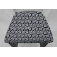 thumbnail image 3 of Floral Damask Dining Room Chair Back Covers or Seat Covers by Penny's Needful Things (Both Chair Back & Seat Cover) (19 W x 17 H CHAIR BACK) (Navy Blue), 3 of 3