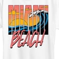 thumbnail image 3 of Instant Message - Miami Beach -Women's Short Sleeve Graphic T-Shirt, 3 of 6