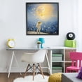 thumbnail image 3 of Stupell Industries Bohemian Astronaut with Dreamy Cosmic Balloon Black Framed Giclee Art, 24 x 24, by Angie Hawke, 3 of 8