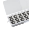 thumbnail image 4 of GUOOL 30 Grids Bobbin Box Bobbin Storage Organizer Durable Portable Bobbin Storage Gray, 4 of 9