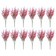thumbnail image 2 of Plantas artificiales Ounissouiy 12 bajo mantenimiento inodoras aptas para mascotas flores rosas, 2 of 6