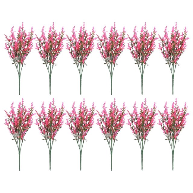 Flores artificiales Monstrate 12 unids/set Rosa