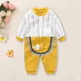 thumbnail image 2 of Elainilye Fashion Newborn Clothes for Girls Boys Gentleman Style Romper British Indoor and Outdoor Jumpsuit, Sizes 0-12 Months, 2 of 7