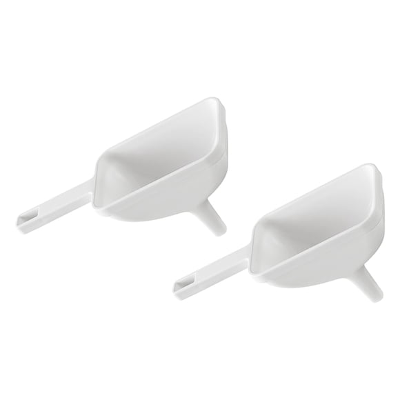 BRIGHTFUFU 2Pcs Funnel Large Capacity Plastic Reusable for Home Kitchen