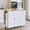 A-White, variant on CBJCBJ 50.4" Kitchen Island with Storage, Wood Top Cart with Drop Leaf and Wheels, Gray