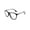Black, variant on FEISEDY Vintage Round Blue Light Blocking Glasses Women Men Computer Eyeglasses Classic Retro Designer Style B2537