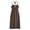 Coffee, variant on Plus Size Prom Dress Work Eyelet Breathable Regular Fit Modest Dress Summer 2026 Solid Color Sleeveless V Neck Bandeau Sun Dresses for Women for Going Out and Party Coffee L