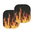 thumbnail image 2 of Yuyamidu Fire Sun Shade for Car Windshield Fashion Car Sun Shade Windshield Lightweight Automotive Sun Visor Vehicle Accessories 2 PCS Car Sun Shade Heat Protection, 2 of 5